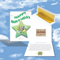 Cloud Nine Birthday Music Download Greeting Card w/ Happy Birthday Star